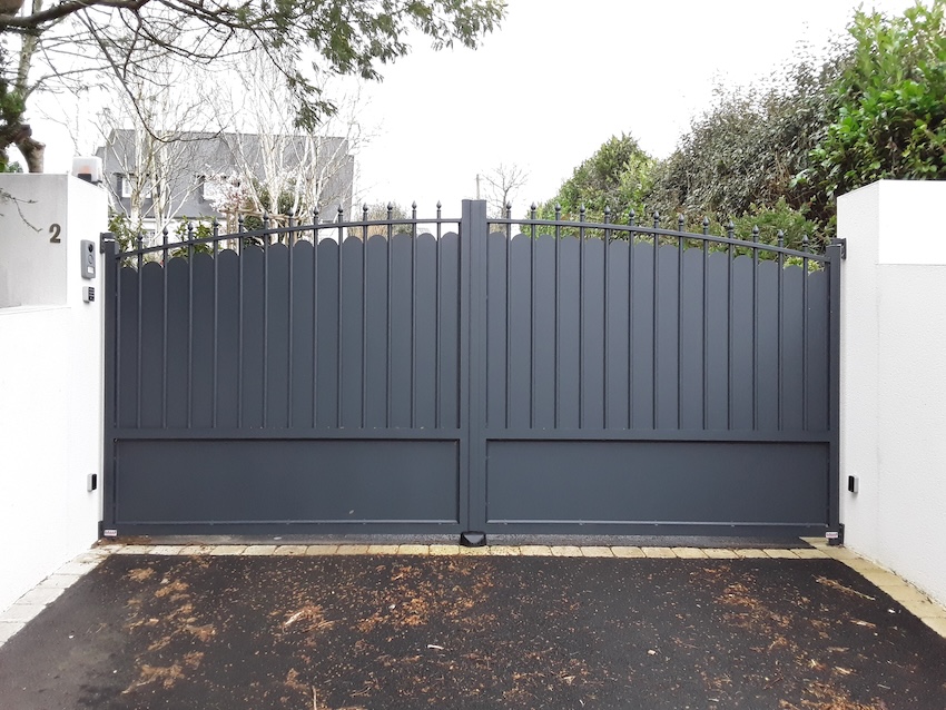 portail aluminium battant 1 ou 2 vantaux